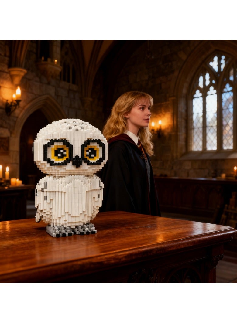 Harry Potter Hedwig Building Blocks IP Magic Owl Model Assembly Bricks Exquisite Detail DIY Building Toy for Fans Collection Display - Image 2